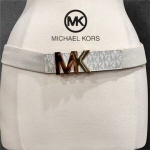 MICHAEL Michael Kors Women’s 1-1/2” Wide Elastic Stretch Waist Belt L/XL
